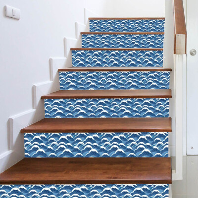 

〖Follure〗3D Simulation Stair Stickers Waterproof Wall Stickers DIY Home Decor