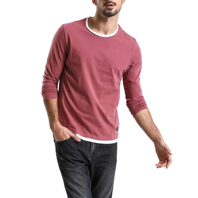 

Toponeto Mens New Fashion Autumn Casual Solid T-Shirt Sports Slim Long Sleeve Tops