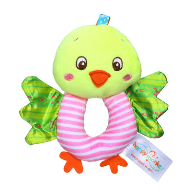 

Tailored Infant Baby Soft Stuffed Hand Bells Animal Handbell Rattles Handle Toys for Kids