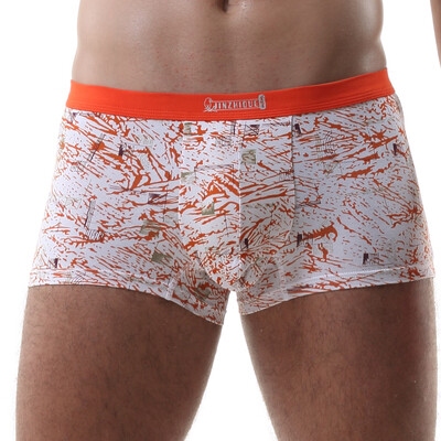 

Tailored JINZHIQUE Mens Madal Soft Breathable Underpants Printing Knickers Sexy Briefs