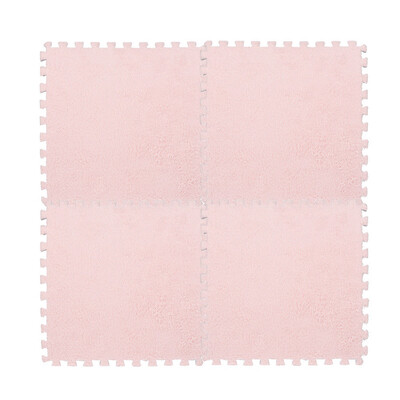 

Gobestart 3030cm Kids Carpet Foam Puzzle Mat EVA Shaggy Velvet Baby Eco Floor 7 colors