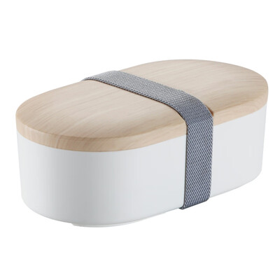 

2 layers Oval Lunch Box For Student Kids Eco-Friendly Portable Compartment Bento Box Sushi Food Container For Student Adult