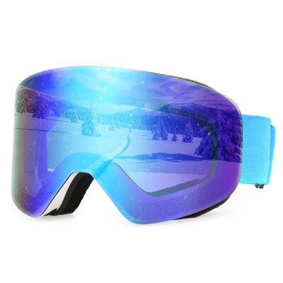 

Winter Sports OTG Ski Goggles Detchable Anti-fog UV Protection Double Lens Snow Goggles Eyewear for Snowboard Snowmobile Skiing Sk