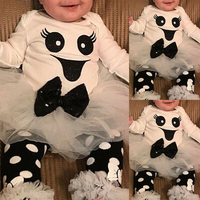 

My 1st Halloween Newborn Baby Girls Clothes Tops Romper Tutu Dress Party Outfits