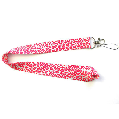 

Casual 1Pcs Leopard Key Lanyard Cheetah Id Badge Holders Neck Straps For Phone Camera