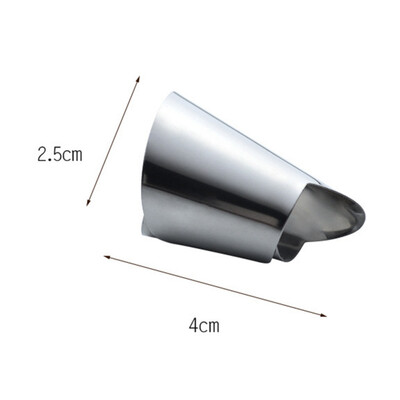 

Stainless Steel Finger Protectors Kitchen Peanut Sheller Vegetable Nuts Peeling Finger Guard Kitchen Cutting Protection Tools