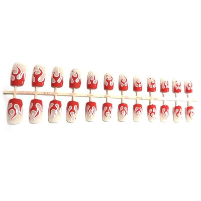 

24Pcs Nail Art Stickers Blaze Patch Water Slide Adhesive Tape Nail Art DIY Decals