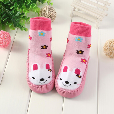 

Newborn Baby Cartoon Soft Soled Sock 5-18M Boys Girls Infant Toddler Anti-slip Floor Socks