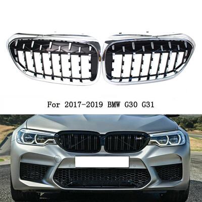 

1 Pair Replacement for BMW M550i 540i 530i G30 G31 2017-2018 Electroplating Front Kidney Grille
