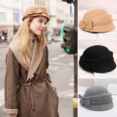 

Willstar 1pcs Pure Cashmere Woolen Pure Color Women Autumn&Winter Berets Artist Cap Fashion Wild Little Hat Circumference