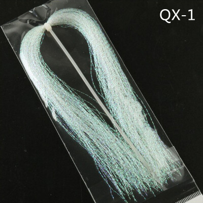 

New Fly Tying Material Crystal Flash Holographic Fishing Lure Tying Making 30cm