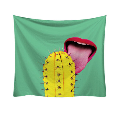 

Toponeto Fashion Tapestry Funny Cartoon Pattern Style Decorative Tapestry Home Decor
