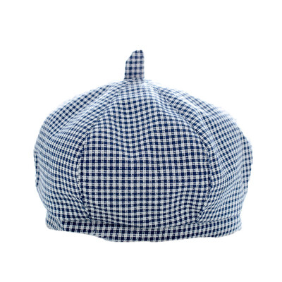 

Kids Girls Beanie Hat Spring Autumn Baby Hat Retro Plaid Beret Fashion Painter 3-8T