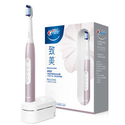 

Crest electric toothbrush adult sound wave whitening white high with flagship version of smart charging to the United States rose gold S411 Baiyu recommended
