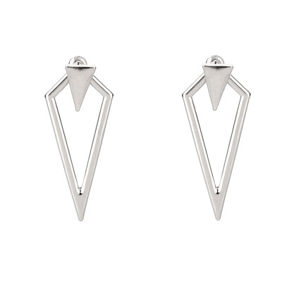 

Fashion Triangle Geometric Pendants Acrylic Drop Earrings Exaggerated Fashion Jewelry Dangle Earring Accessories