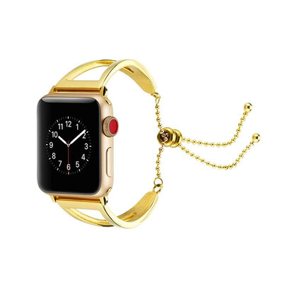 

Women Girls Bracelet Watch Strap For Apple Watch Band Iwatch Series 4 3 2 1 Luxury Stainless Steel Replacement Band