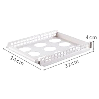 

Foldable Clothes Storage Box Drawer Cubes Wardrobe Layered Partition Storage Basket Plastic Storage Rack For Underwear