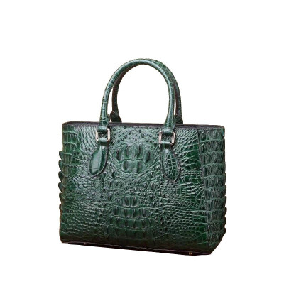 

SUWERER 2019 New Real Cowhide Crocodile pattern Embossing women luxury handbags women bags designer Genuine Leather bag