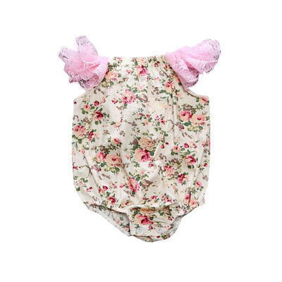

Newborn Baby Girl Bodysuits Baby Girl Clothes Lace Flowers Jumpsuit Baby Clothes Summer Cute Baby Bodysuits