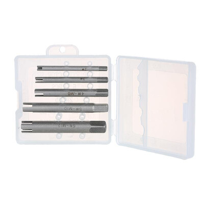

10pcs Tap Extractor Steel Broken Head Taps Remover Stripped Screw Tap Extractor Set Screw Removal Tool