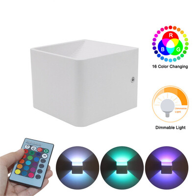 

〖Follure〗Wall Sconces Wall Lights LED 3W Aluminum Colorful RGB Light Home Decoration