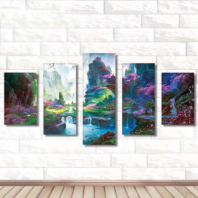 

Toponeto Full Drill DIY 5D Diamond Painting Embroidery Cross Crafts Stitch Kit Home Decor