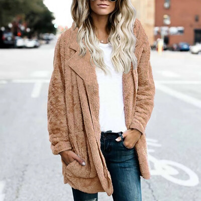 

Roseonmyhand Womens Ladies Warm Faux Fur Coat Jacket Winter Solid Long Outerwear
