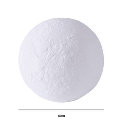 

3D Printed Moon Decorative Lamp Touch Control USB Table Moon Light for Holiday Party Double Colors Home Rack Moon Printed Lamp