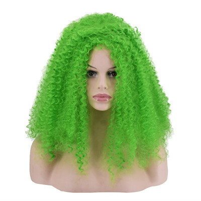 

Gobestart Synthetic Heat Resistant Sexy Wigs Short Curly Fashion Wig for Man & Woman