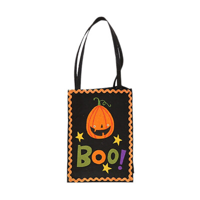 

Creative Halloween Gift Bag For Candy Storage Hand Carrying Party Festival Candy Bag Ornament Decoration Pumpkin Grimace Pattern