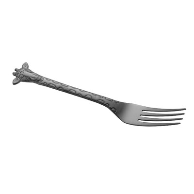 

Stainless Steel Coffee Spoon Cartoon Giraffe Shaped Cake Dessert Fork Spoon