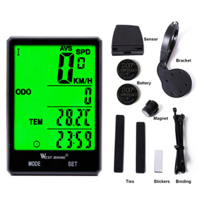 

Bike Bicycle Cycle Computer Odometer Wireless Speedometer Waterproof Stopwatch