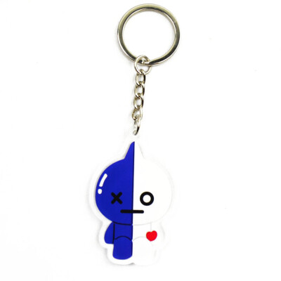 

CAR-TOBBY Kpop BTS Cartoon Acrylic Double-sided Printing Keychain Bag Pendant Keyring