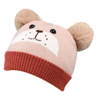 

Baby Casual Cap Hat Newborn Boys Girls Cotton Knitted Hats Soft Spring Autumn Kids Cartoon Caps