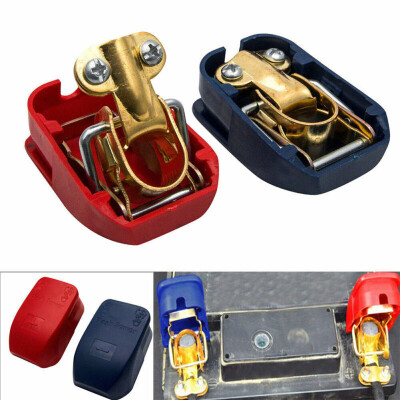 

2pcs Car Auto Battery Terminals Clamps Quick Release Connectors Copper ABS Parts