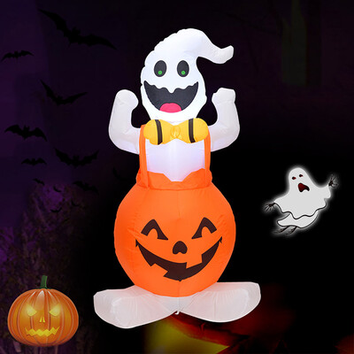 

Halloween Decorations Haunted House Decoration Ghost 12 Meters Long Pumpkin Inflatable Halloween decorations