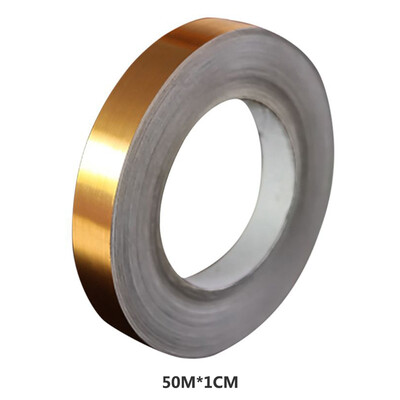 

Gold Silver Seam Line Tile Self-adhesion Home Waterproof Floor Sticker Bathroom Decor Waterproof Seam Line Sticker