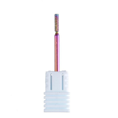 

Diamond Nail Drill Bit Rainbow Coating Tungsten Carbide Burrs Nail Cutter for Cuticle Manicure Drill Machine Nail Files