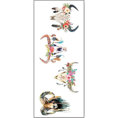 

〖Follure〗10Pcs Cow Tattoo Stick Environmental Protection Waterproof