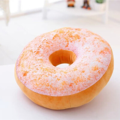 

Donut Plush Decorative Throw Pillow Stuffed Cushion Soft Toy Valentines Day Gift Seat Cushion for Home Office