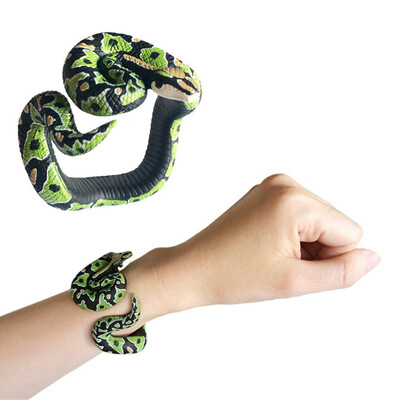 

Tailored Simulation Resin Animal Python Bracelet Handmade Painted PVC Material Toy