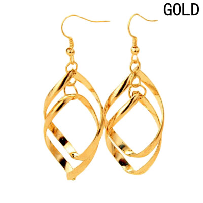 

Fashion Geometric Earrings Vintage Gold Colors Drop Earrings For Women Costume Jewelry 2019 New Arrival