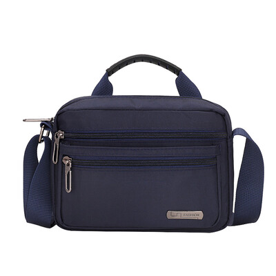 

Tailored Men Fashion Pocket Solid Unisex Shoulder Handbag Casual Bag Waterproof Bag