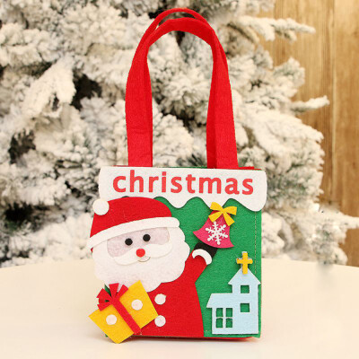 

Toponeto Novelty Christmas Candy Bag Non-woven Gifts Dessert Storage Pouch Holder Party