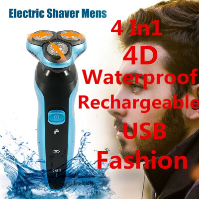 

4 In1 4D Electric Razor Shaver for Mens Waterproof Cordless Rechargeable USA