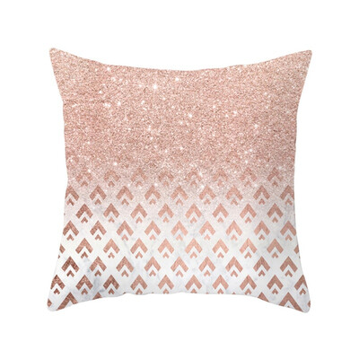 

45x45cm Merry Christmas Cushion Cover Decorative Pillow Case Gold Sofa Seat Case Car Pillowcase Soft Bed Nordic Pillow Case