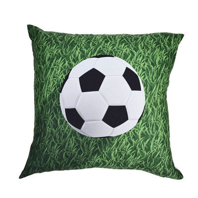 

〖Follure〗Soccor Print Pillow Case Polyester Sofa Car Cushion Cover Home Decor