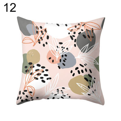 

Cartoon Animal Bus Letters Throw Pillow Case Sofa Bed Cushion Cover Home Decor