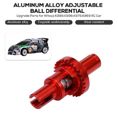 

Replacement for Wltoys K989 K999 K979 K969 RC Car Metal Adjustable Ball Differential Aluminum Alloy Upgrade Parts