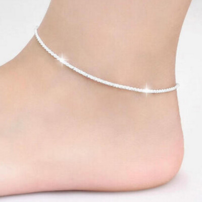 

The Creative Accessories Gypsum Anklets Female Twist Intertwined Foot Jewelry Simple Wild Anklet Accessories
